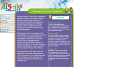 Desktop Screenshot of allsmileschildcare.com